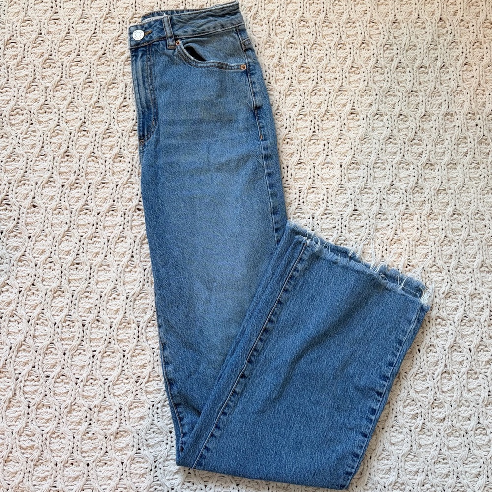 Garage Wide Leg Jeans - Garage Blue Jeans